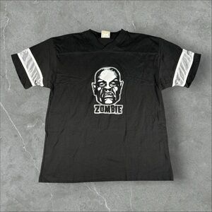 Vintage Rob Zombie Shirt Mens Large Black‎ 90s Metal Rock Band Winterland Jersey